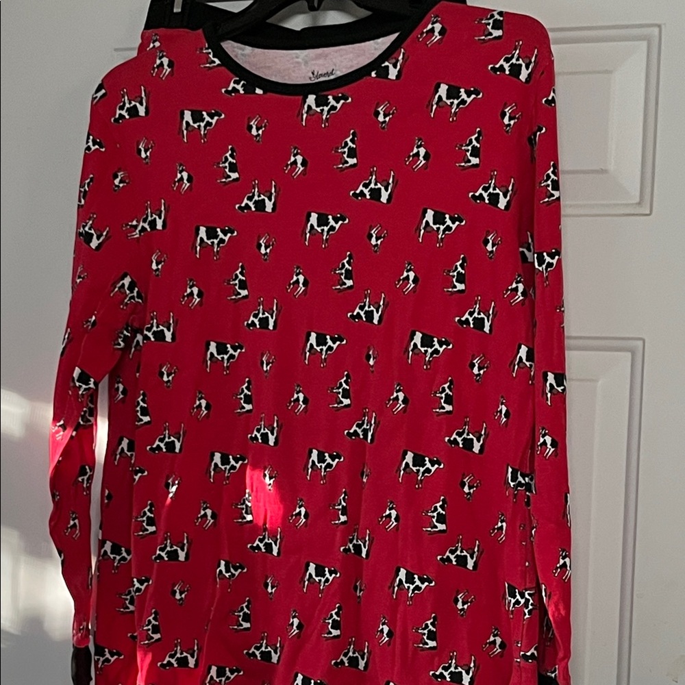 Men’s Leveret playful Cow Print pajamas